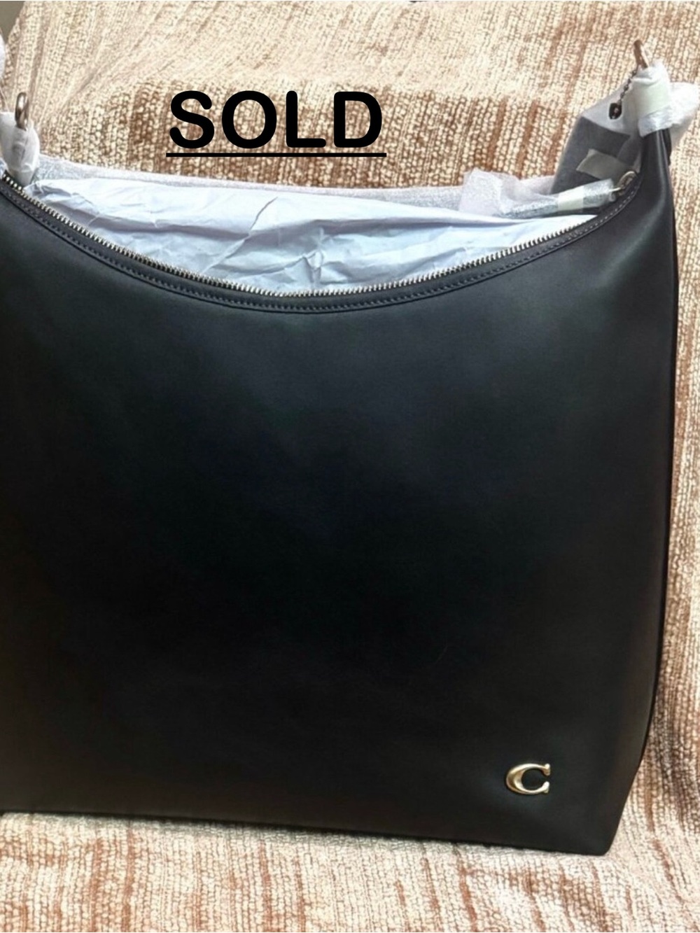 COACH Juliet Large Leather Shoulder Bag 38